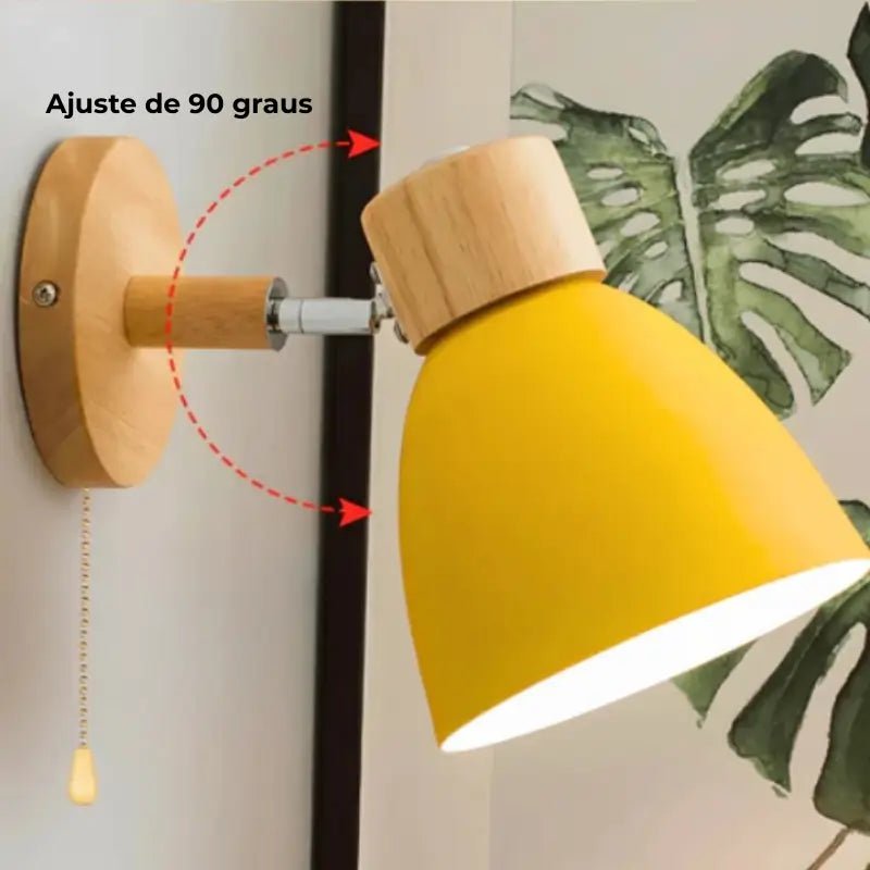 Arandela de Parede Wooden - Ars importys