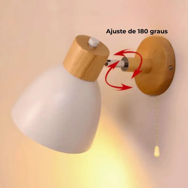 Arandela de Parede Wooden - Ars importys