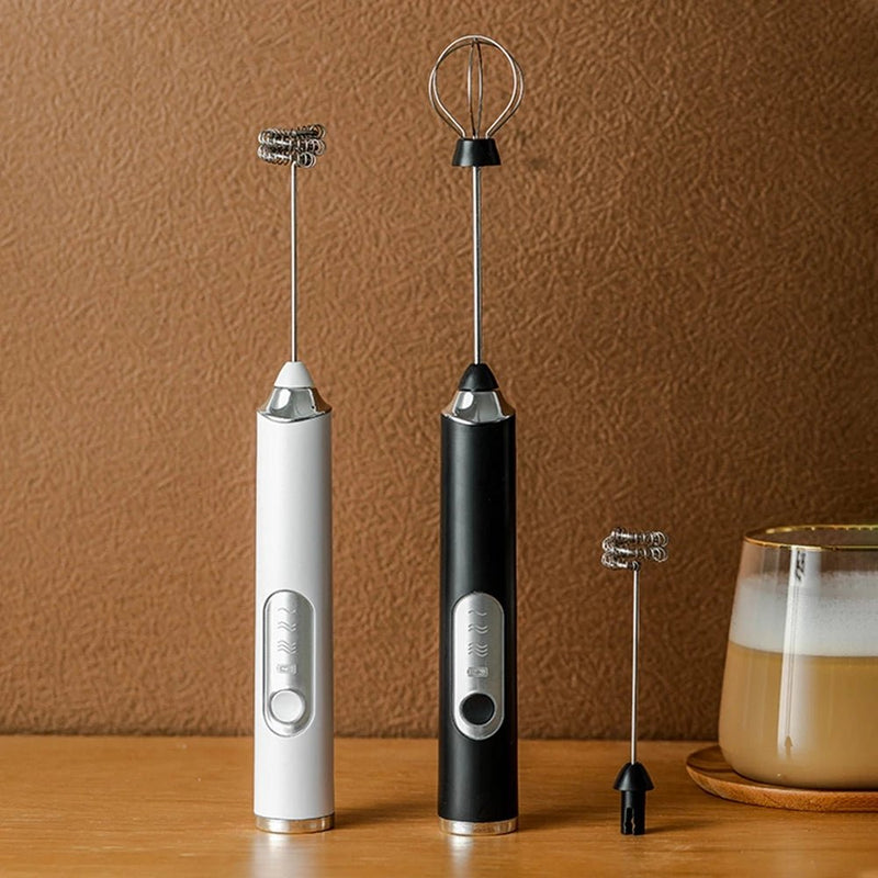 Batedor Misturador Mixer Elétrico para Bebidas Leite Café Portátil - Ars importys