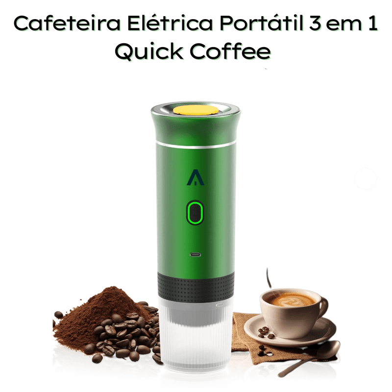 Cafeteira Elétrica Portátil 3 em 1 Quick Coffee - Ars importys