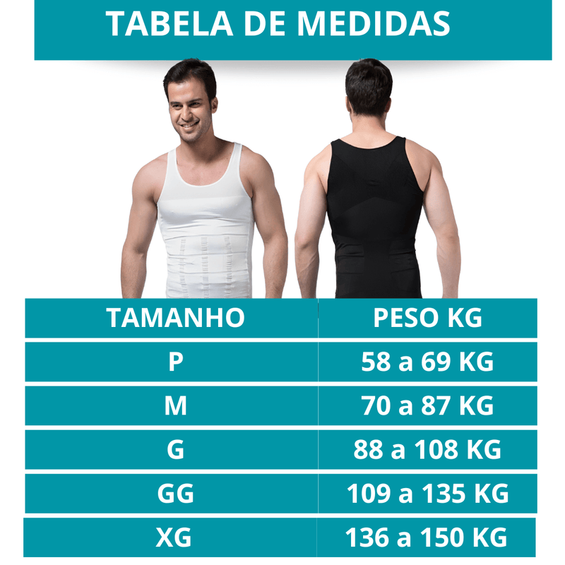 Camisa Masculina de Compressão Ultrafina Fit Shape Pro® - Ars importys