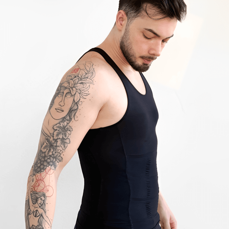 Camisa Masculina de Compressão Ultrafina Fit Shape Pro® - Ars importys
