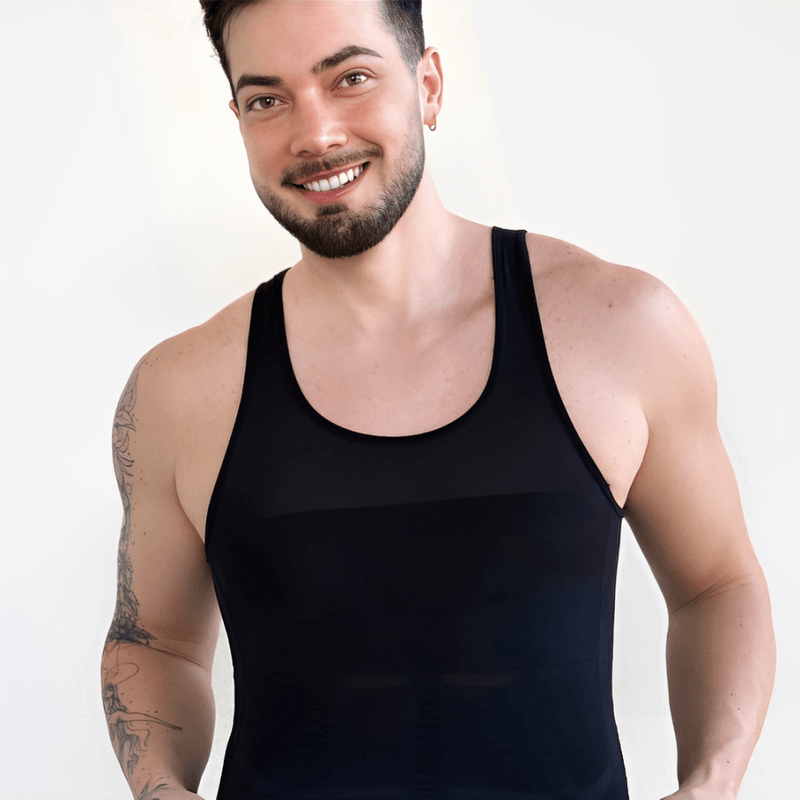 Camisa Masculina de Compressão Ultrafina Fit Shape Pro® - Ars importys