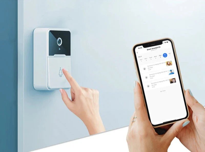 Campainha Inteligente com Câmera Wi - Fi Sem Fio - Ars importys
