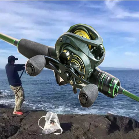 Carretilha de Pesca Anti Cabeleira 14 Rolamentos - Titan Pro - Ars importys