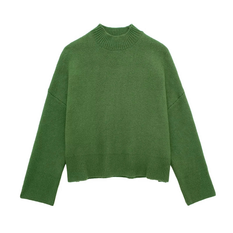 Conjunto Verde Outono Inverno: Suéter e Minissaia Monocromática Toronto - Ars importys