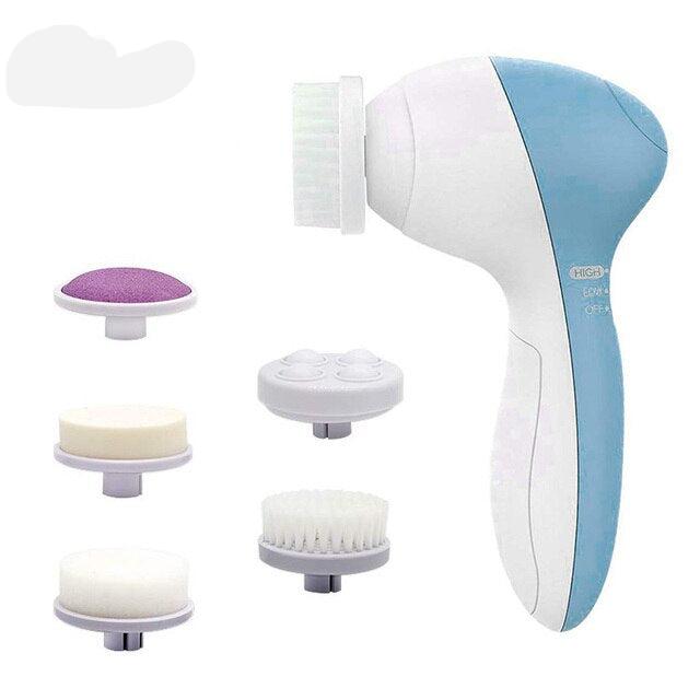 Escova de Limpeza e Esfoliação de Pele Facial 5 em 1 - Ars importys