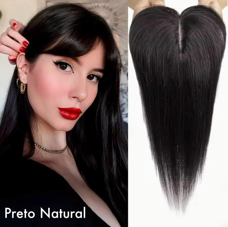 Implante Capilar Natural para Mulheres Maduras | 100% Cabelo Humano — Falhas e Alopecia - Ars importys