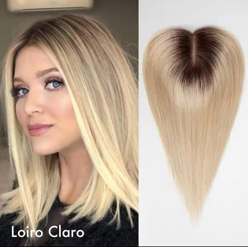 Implante Capilar Natural para Mulheres Maduras | 100% Cabelo Humano — Falhas e Alopecia - Ars importys
