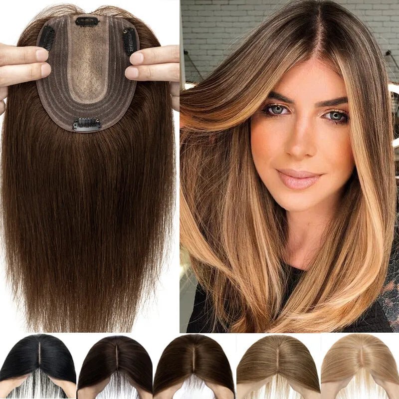 Implante Capilar Natural para Mulheres Maduras | 100% Cabelo Humano — Falhas e Alopecia - Ars importys
