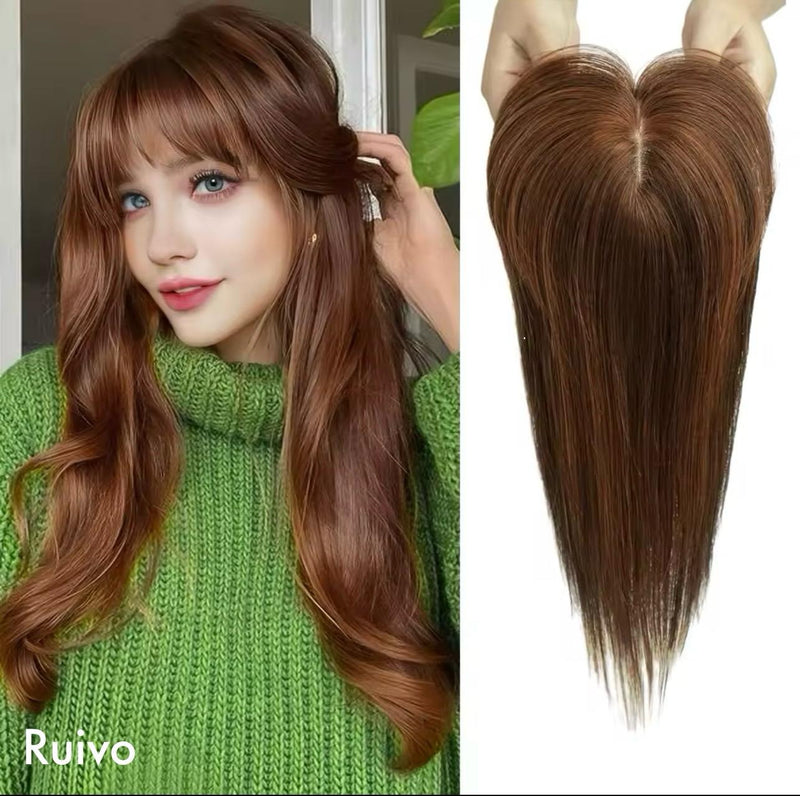 Implante Capilar Natural para Mulheres Maduras | 100% Cabelo Humano — Falhas e Alopecia - Ars importys