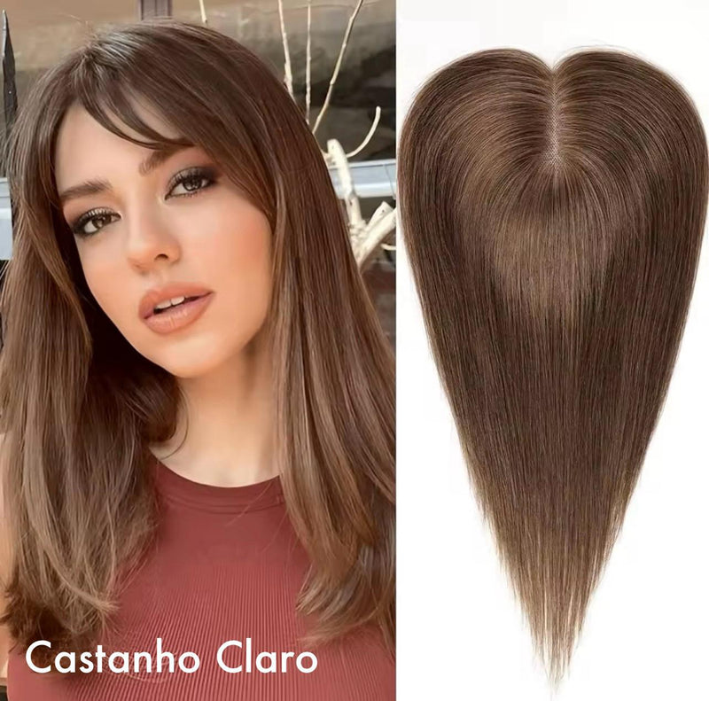 Implante Capilar Natural para Mulheres Maduras | 100% Cabelo Humano — Falhas e Alopecia - Ars importys
