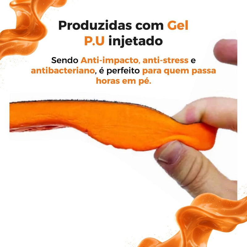 KIT 2 Pares de Palmilha de Gel P.U - Ars importys