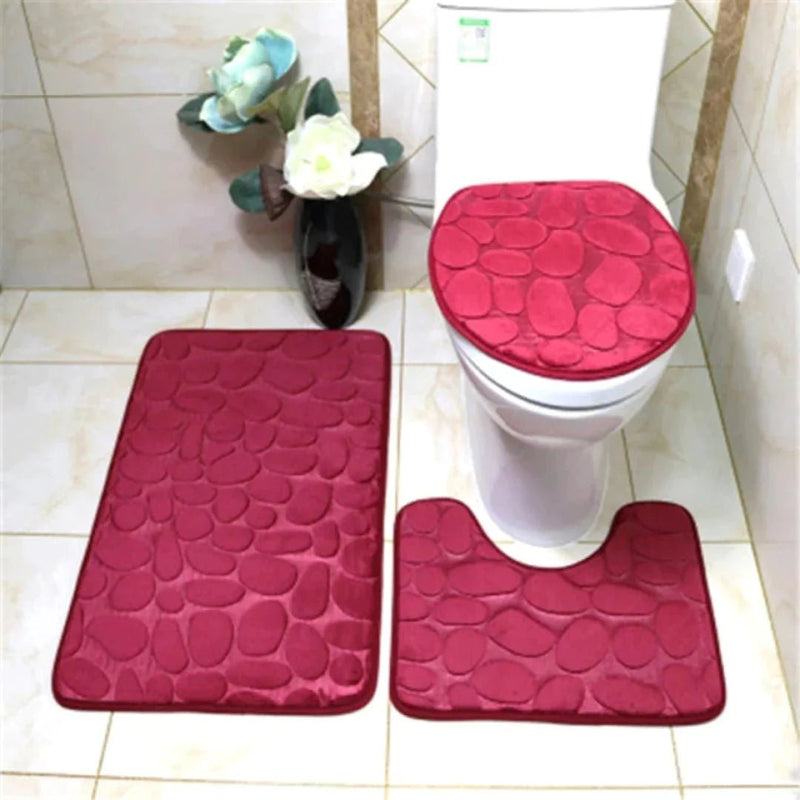 Kit 3 Tapetes para Banheiro Absorvente e Antiderrapante - AbsorveMax - Ars importys