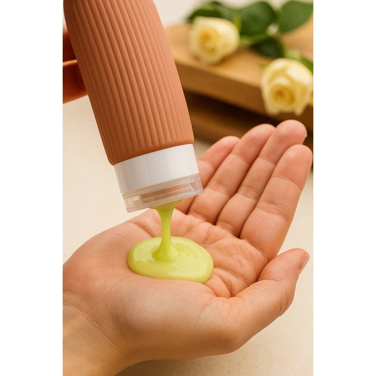 Kit 4 Frascos de Silicone para Viagem – 90ml Antivazamento - Ars importys