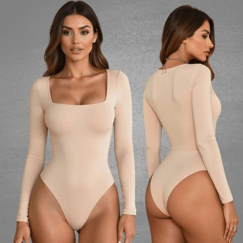 Kit com 2 Bodys Femininos Manga Longa - Suplex Premium Modelador - Ars importys