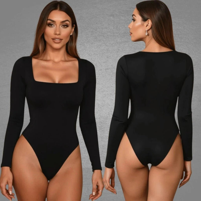 Kit com 2 Bodys Femininos Manga Longa - Suplex Premium Modelador - Ars importys