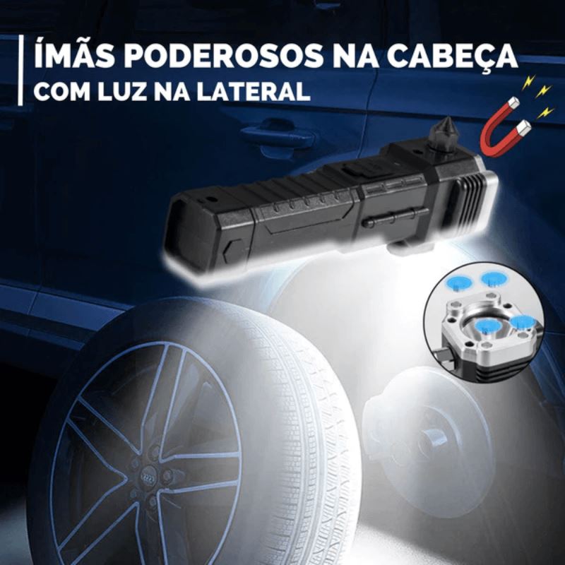 Lanterna Tática Recarregável 4 em 1 - Ultra Potência - Ars importys