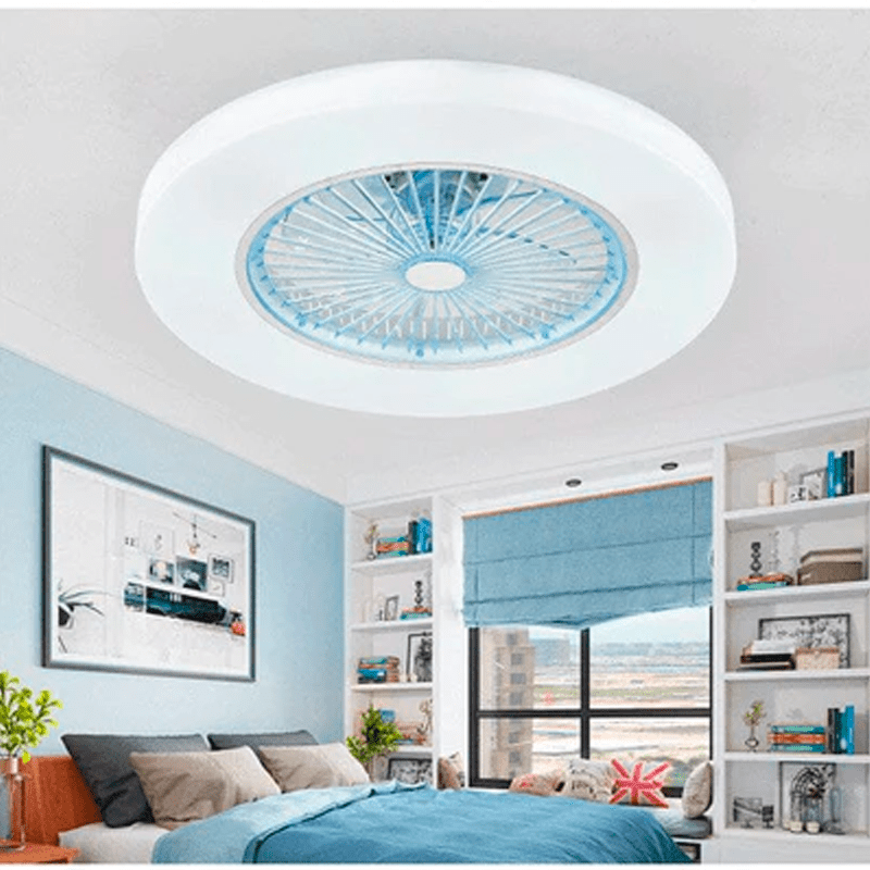 Luminária Led Com Ventilador 2 em 1 | Controle Remoto Incluso - Ars importys