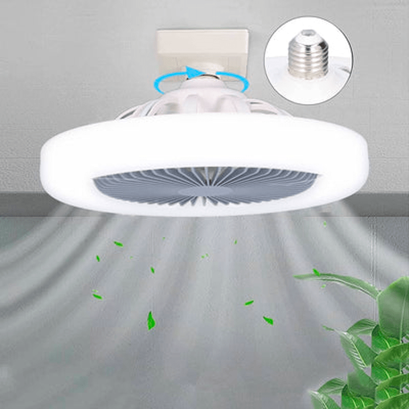 Luminária Led Com Ventilador 2 em 1 | Controle Remoto Incluso - Ars importys