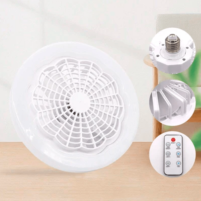 Luminária Led Com Ventilador 2 em 1 | Controle Remoto Incluso - Ars importys