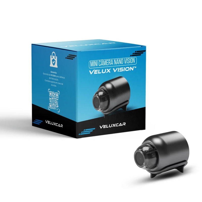 Mini Câmera de Segurança Nano Vision HD - Velux Vision™ - Ars importys