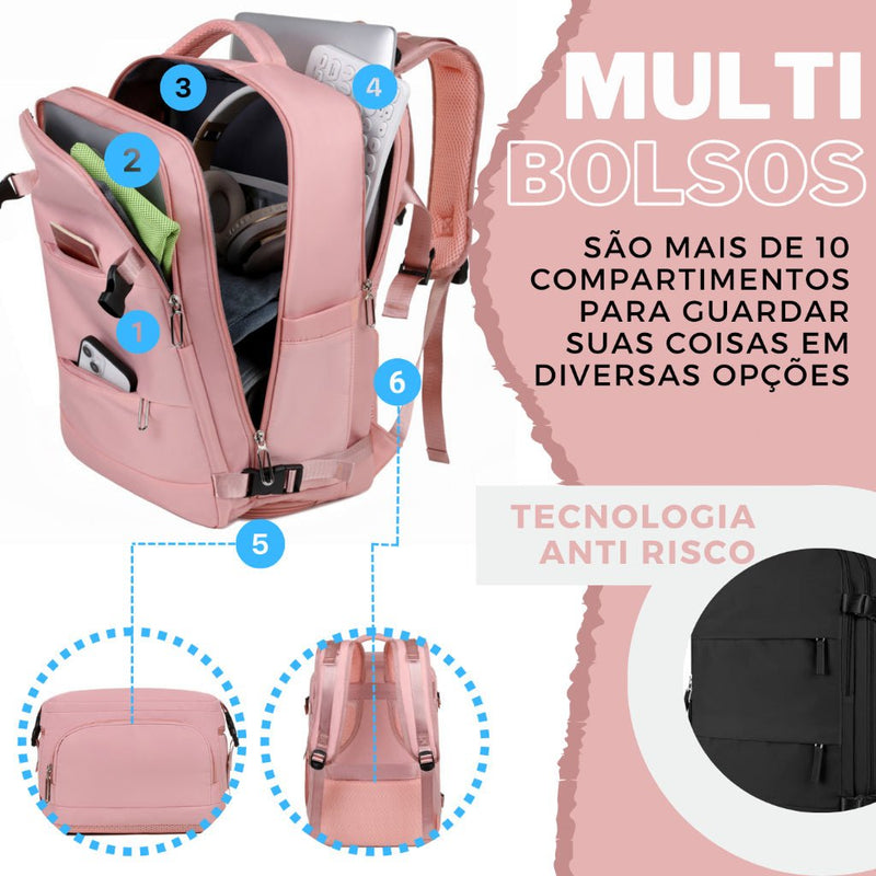 Mochila de Viagem Impermeável TravelClassic - Ars importys