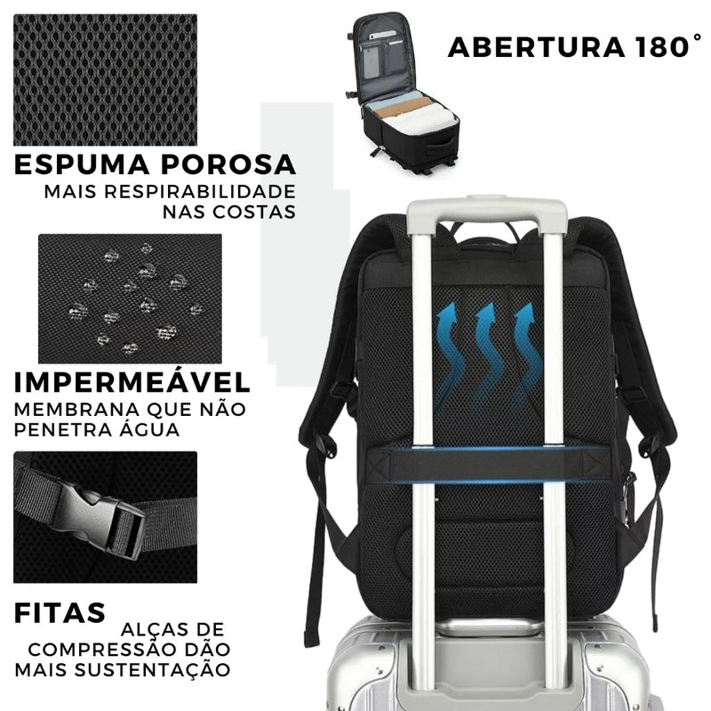 Mochila de Viagem Impermeável TravelClassic - Ars importys