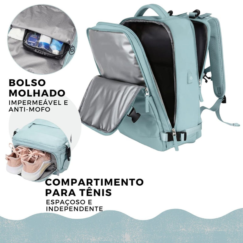 Mochila de Viagem Impermeável TravelClassic - Ars importys