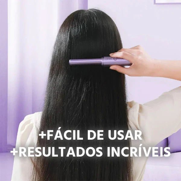 Pente Alisador de Cabelo 2 em 1 Sem Fio | BeautifulHair - Ars importys