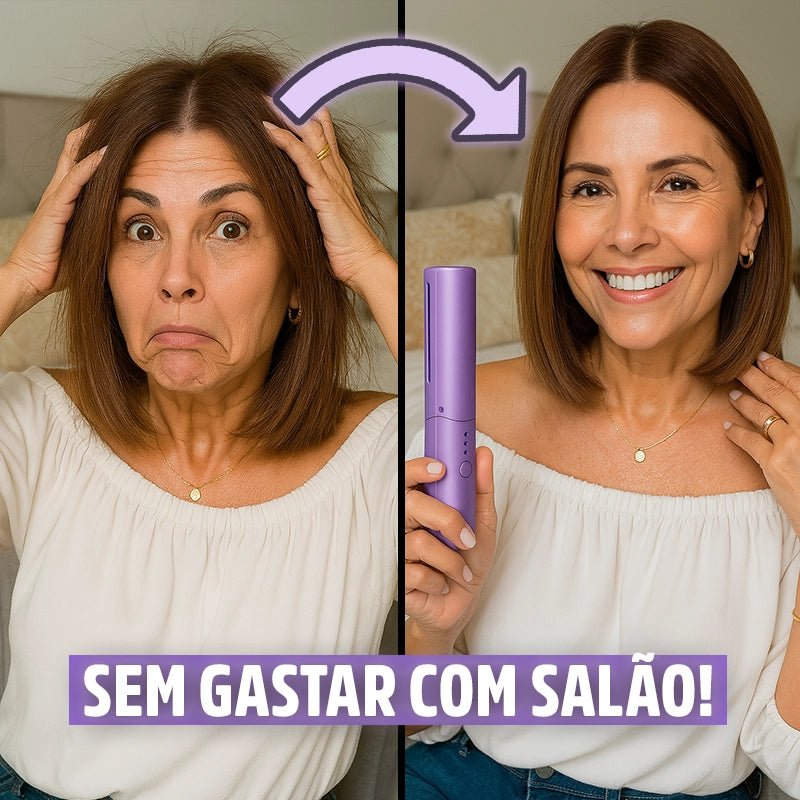 Pente Alisador de Cabelo 5 em 1 Sem Fio InfiniteGlam - Ars importys