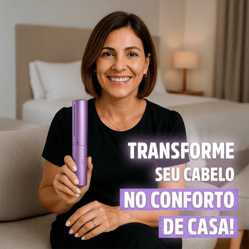 Pente Alisador de Cabelo 5 em 1 Sem Fio InfiniteGlam - Ars importys