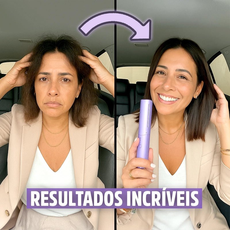 Pente Alisador de Cabelo 5 em 1 Sem Fio InfiniteGlam - Ars importys