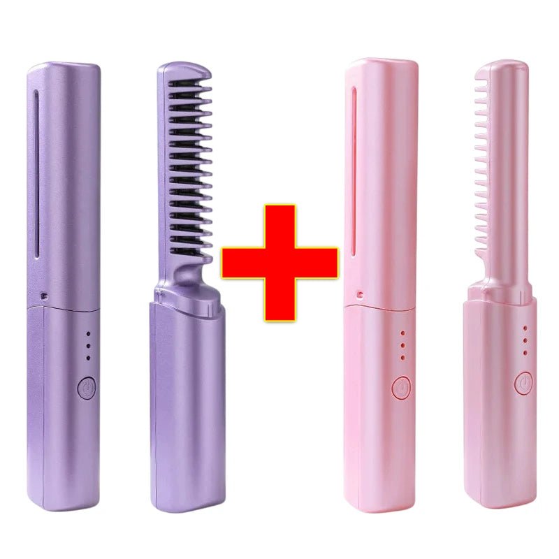 Pente Alisador de Cabelo 5 em 1 Sem Fio InfiniteGlam - Ars importys