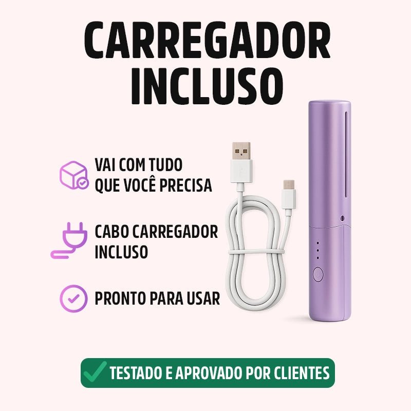 Pente Alisador de Cabelo 5 em 1 Sem Fio InfiniteGlam - Ars importys