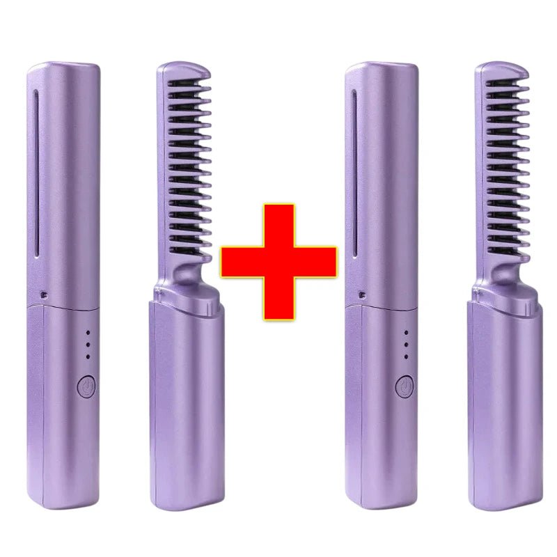 Pente Alisador de Cabelo 5 em 1 Sem Fio InfiniteGlam - Ars importys